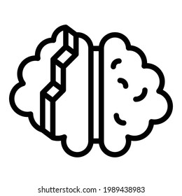 Digital bioprinting icon. Outline Digital bioprinting vector icon for web design isolated on white background