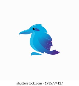 digital bird illustration vector design