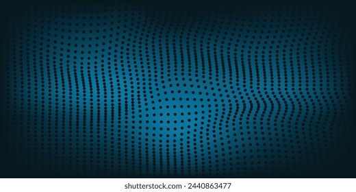 Digital blue dots background eps 10