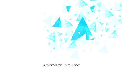 Fondo geométrico bajo poli azul digital para uso Corporativa