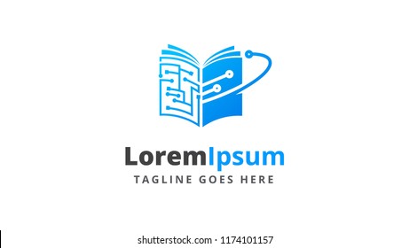 Digital Book Logo Design