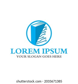 logotipo del libro digital, logotipo educativo