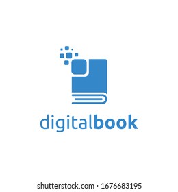 Digital Book Logo Simple And Templates Vector