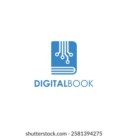 Digital Book Logo Simple And Templates	

