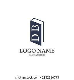 Digital book logo technology vector icon design