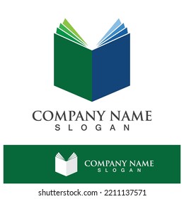 Digital book logo technology vector icon design