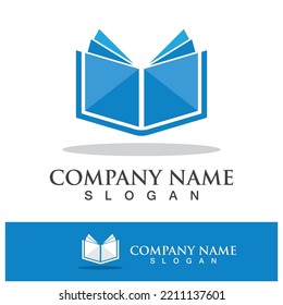 Digital book logo technology vector icon design