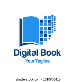 Digital Book Logo Template