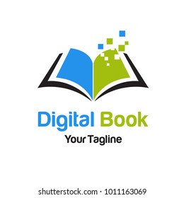 Digital Book Logo Template