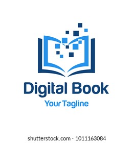 Digital Book Logo Template