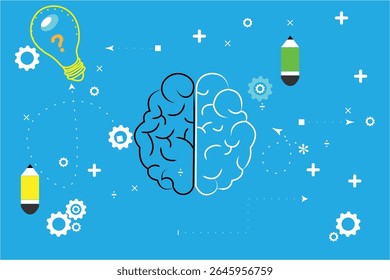  Digital Brain Insight AI Powered Mind Mapping com fluxos de dados luminosos