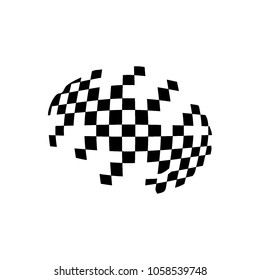 digital brain logo template