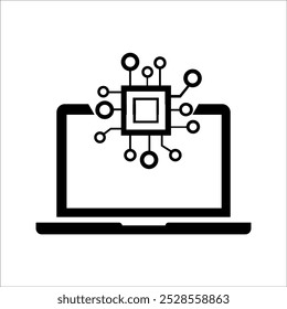 Digital brain neural network, AI server and robot technology, artificial bot mind. AI Content Creator. Chatbot technology, isometric. Media communication with artificial intelligence.