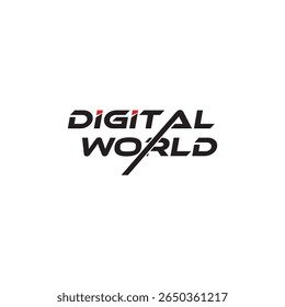 digital Brand logo design, new tech startup brand identity design, tech logo, cyber logo, space, innovation logo design, qbites , spacex, digicom, digitalworld,ai , vr