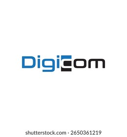 digital Brand logo design, new tech startup brand identity design, tech logo, cyber logo, space, innovation logo design, qbites , spacex, digicom, digitalworld,ai , vr
