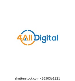 digital Brand logo design, new tech startup brand identity design, tech logo, cyber logo, space, innovation logo design, qbites , spacex, digicom, digitalworld,ai , vr