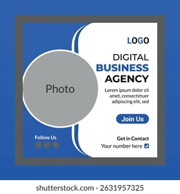 Digital business agency social media post design