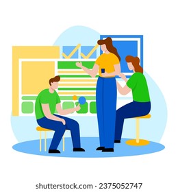 digitale Geschäftsanalyse, Analyse von Online-Geschäftsentwicklungsdaten, Infografiken und Prozessdiagrammen