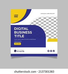 Digital Business Flyer Template design 