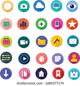 conjunto de iconos de negocios digitales 
