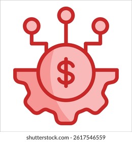 Digital Business Icon Element For Design
