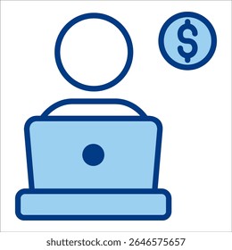 Digitales Unternehmenssymbol Einzelne Vektorgrafik-Sammlung 