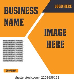 Digital Business Marketing Banner for Social Media Post Template Design | Social Media Post, instagram and Web internet ads. Vector illustration | Modern Social Media Banner Template | Website Design