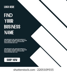 Digital Business Marketing Banner for Social Media Post Template Design | Social Media Post, instagram and Web internet ads. Vector illustration | Modern Social Media Banner Template | Website Design