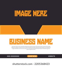 Digital Business Marketing Banner for Social Media Post Template Design | Social Media Post, instagram and Web internet ads. Vector illustration | Modern Social Media Banner Template | Website Design