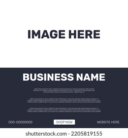 Digital Business Marketing Banner for Social Media Post Template Design | Social Media Post, instagram and Web internet ads. Vector illustration | Modern Social Media Banner Template | Website Design