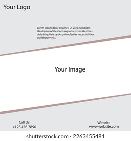 Digital business marketing banner for social media post template with modern theme and creative design illustration vector
