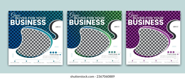 Digital business marketing banner for social media post template, Corporate Social media post design template,Digital business marketing Instagram post design,Facebook post design vector 