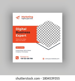 Digital business marketing instagram post