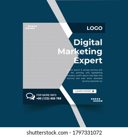 Digital business marketing social media Banner post & web banner Premium Ai