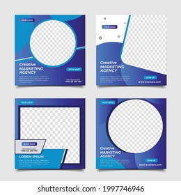 digital business marketing social media post template banner design