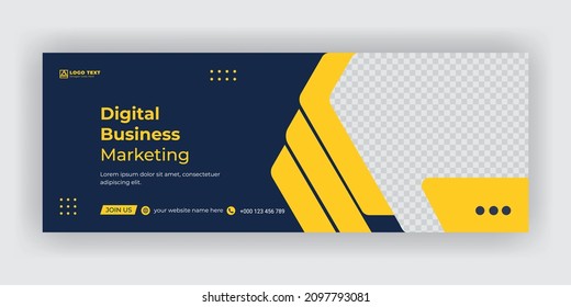 Digital Business Marketing Social Media Banner Template