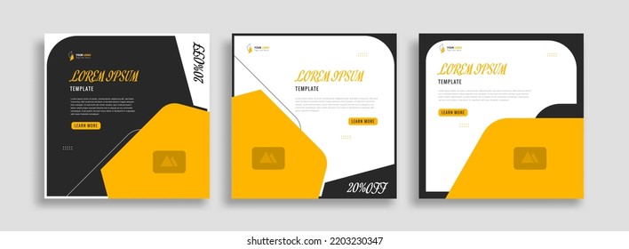 Digital business marketing social media post template