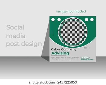 Digital business marketing social media post.