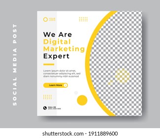 Digital business marketing square social media post templates 