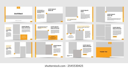 digital business slide presentation design template. presentation business analytics charts document template