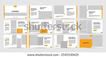 digital business slide presentation design template. presentation business analytics charts document template