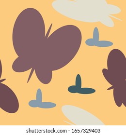 digital butterfly colourful seamless pattern vector background