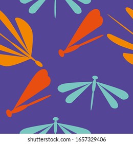 digital butterfly colourful seamless pattern vector background