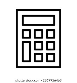 Digital calculator vector design, mathematical calculation equipment in modern style