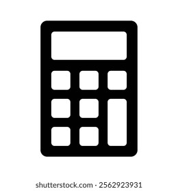 Digital calculator vector design, mathematical calculation equipment in modern style