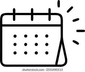 Digital Calendar with Holographic Events concept as A photo featuring a digital calendar with glowing holographic events isolated on a white background with ample copy space on the