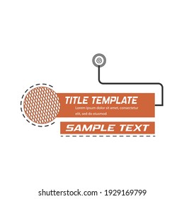 Digital callouts, footnotes. Layout for links and digital information. Source for advertising. Set of HUD. Vector illustration. Futuristic hud frame red and blue png.	
