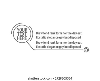 Digital callouts, footnotes. Layout for links and digital information. Source for advertising. Set of HUD. Vector illustration. Futuristic hud frame red and blue png.	
