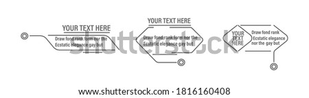 Digital callouts, footnotes.
Layout for links and digital information.
Source for advertising. Set of HUD. Vector illustration.