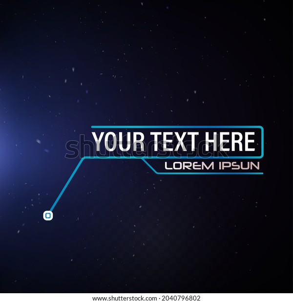 Digital callouts,\
footnotes. Layout for links and digital information. Source for\
advertising. Set of HUD. Vector illustration. Futuristic hud frame\
red and blue png.	